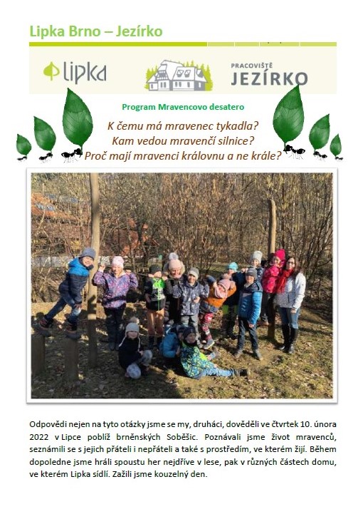 Lipka Mravencovo desatero