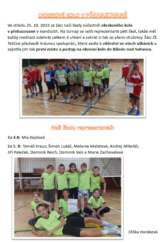 okrskove kolo prehazovana